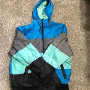 Zoo York multi color windbreaker